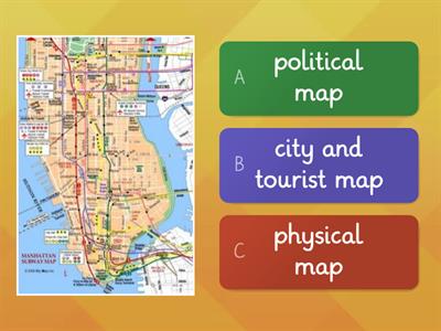 TYPES OF MAPS (political, physical, city and tourist)_CLIL_Geography