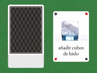 Cards-LN-A2 - Acciones en la cocina - Practicar con: imperativo / pronombre "se" + 3a. persona singular o plural