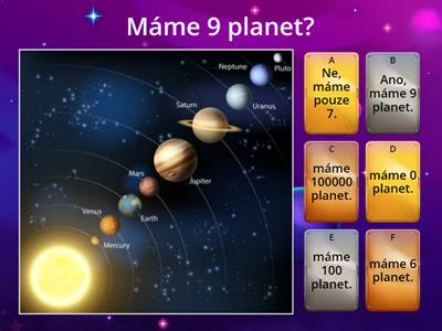 Vesmír - Sluneční soustava - Planety