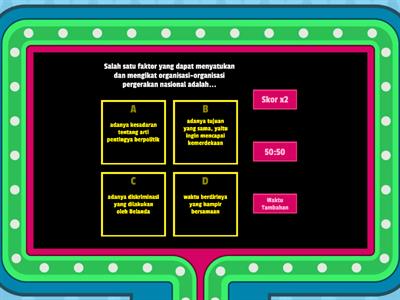 ORGANISASI PERGERAKAN NASIONAL