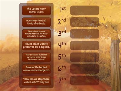 Story Scramble: Wildlife Preserves