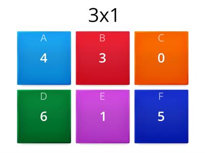 Multiplication Facts #1-5: Quiz