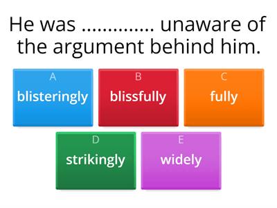 Formula C1 U8 Collocations