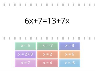 Solving Equations w/ VOBS