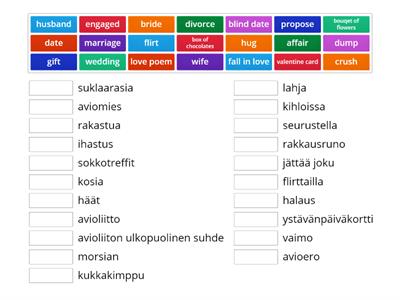  St. Valentine's Day and love   vocabulary 