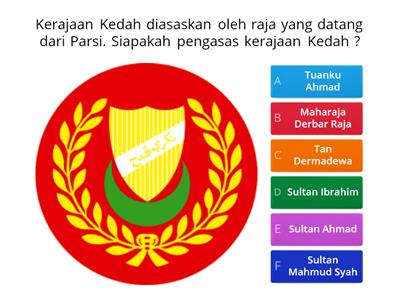 8.1 Pengasasan Kerajaan Kedah dan Kelantan