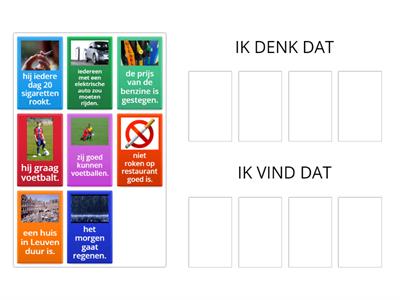 Zinsbouw: Ik denk DAT of ik vind DAT