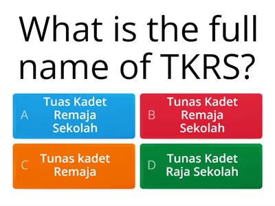 History of Tunas Kadet Remaja Sekolah (TKRS)