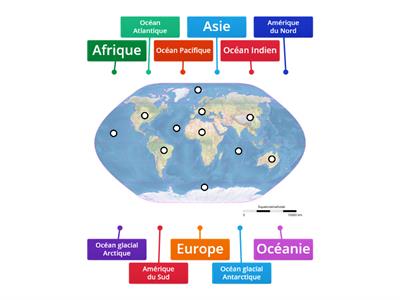 continents et océans