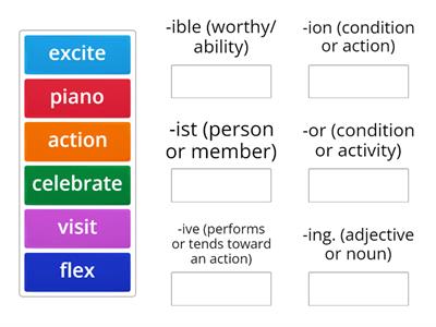 Suffixes