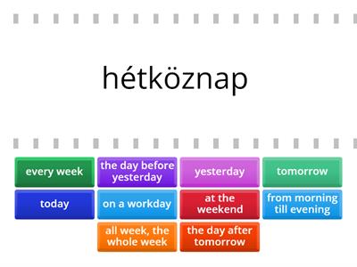 Time expressions in Hungarian 