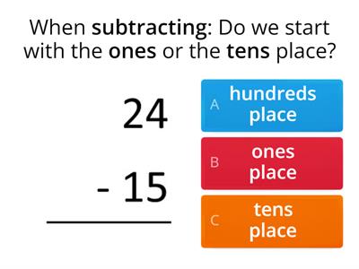 Subtracting with regrouping