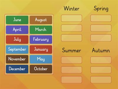 MONTHS-SEASONS