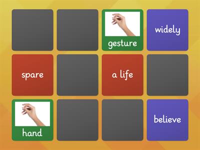 Gestures Vocabulary C1