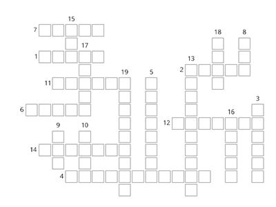 CLOTHES crossword