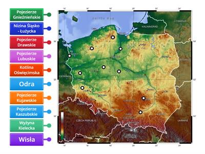 Krainy geograficzne Polski kl.7**