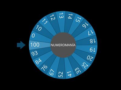 VUELTA DE NÚMEROS (1-100)