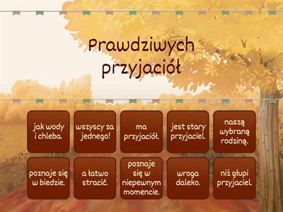 Przyjaźń (Przysłowia)