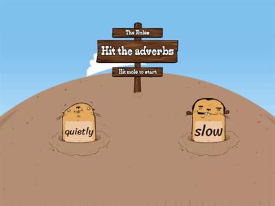 Adverbs - Whack-a-mole