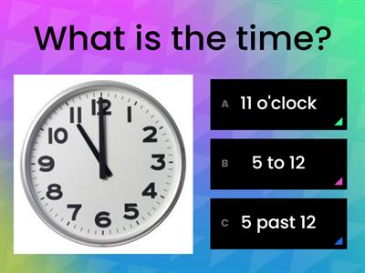 Clock times