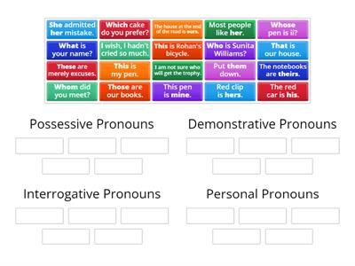  Pronouns Check Point