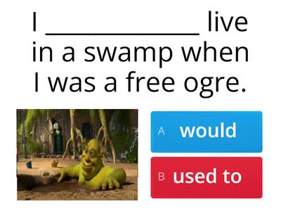 Used to/would (Shrek)