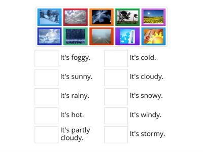 Weather Vocabulary