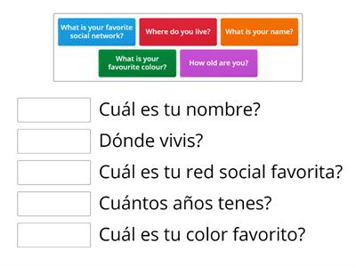 Questions English- Spanish