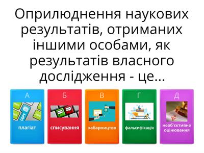 Урок №13. Академічна доброчесність (5 клас)