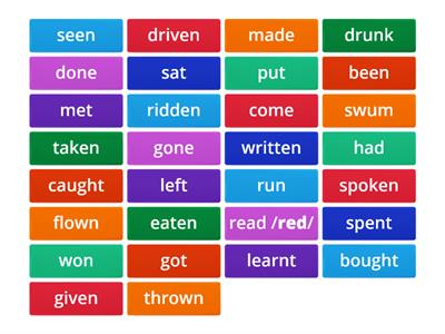 A1/5 Irregular verbs - past simple 3