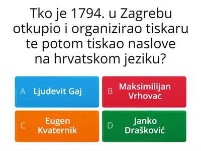 Pitanja za ponavljanje - hrvatska povijest 1790.-1903.