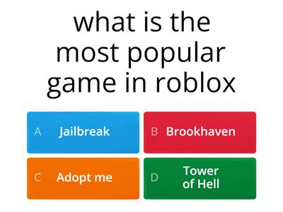 Roblox Quiz