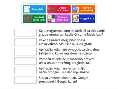 Google aplikacije - ponavljanje