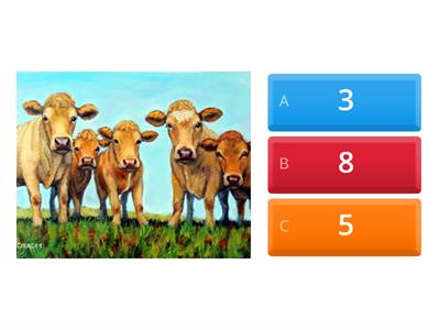 1-8 Counting Quiz Infants