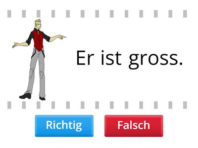 Richtig oder falsch? Adjektive