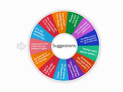 Suggestions - make a suggestion for every situation