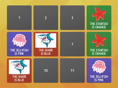 N3 SEA ANIMALS - MEMORY GAME 