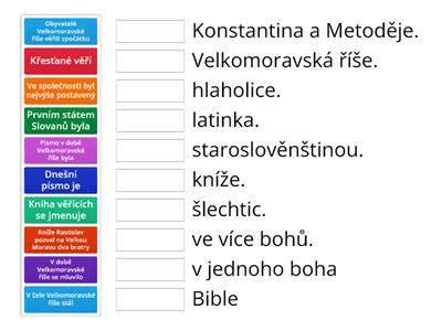 Velkomoravská říše - doplň definice