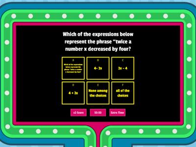 PRE-TEST FOR GRADE 8 MATH  QUARTER 1 