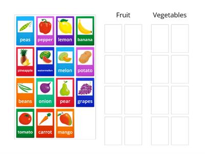 Unit 8.1 - Fruit & Vegetables