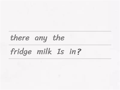 there is/ there are/ is there any/are there some