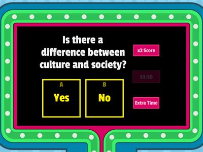 Culture vs Society 