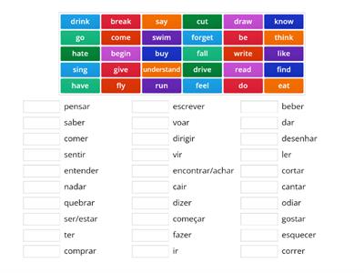 common verbs - english kids
