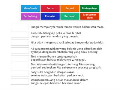 Unit 3: Cara Hidup Tidak Bermoral