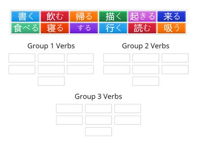 Chapter 6 group of Verbs