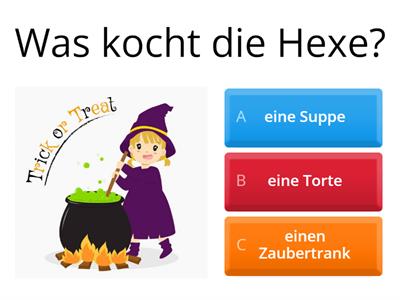 Halloween Quiz Deutsch