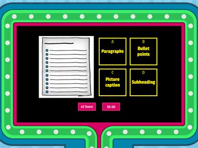 Level 1 Functional Skills Organisational features