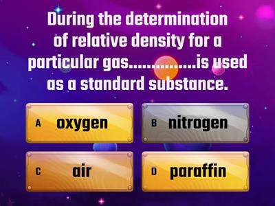 4.Density - Calculate relative density  of air