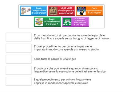 Il lessico dell'autobiografia linguistica