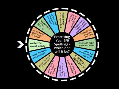 Practising Year 5/6 Spellings  - strategies 